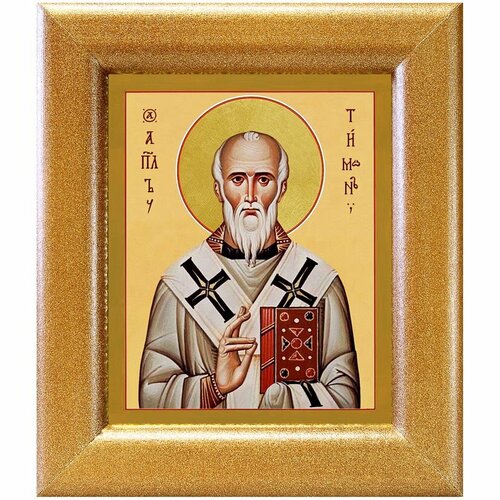Апостол от 70-ти Тимон Бострийский, икона в широкой рамке 14,5*16,5 см