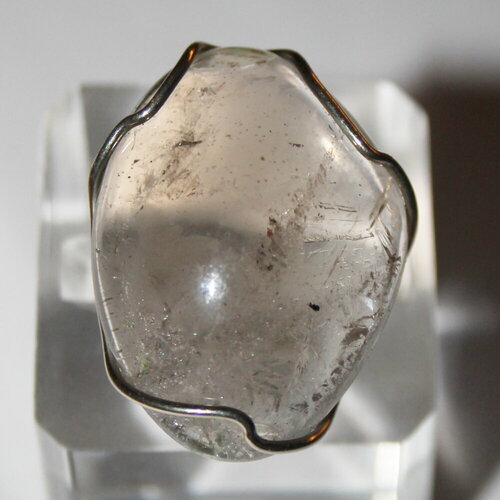 Кольцо True Stones, кварц, размер 19, бежевый кольцо true stones кварц размер 19 коричневый