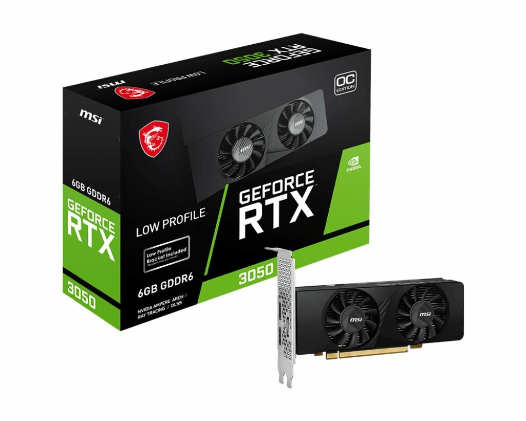 Видеокарта MSI RTX3050 LP 6G OC