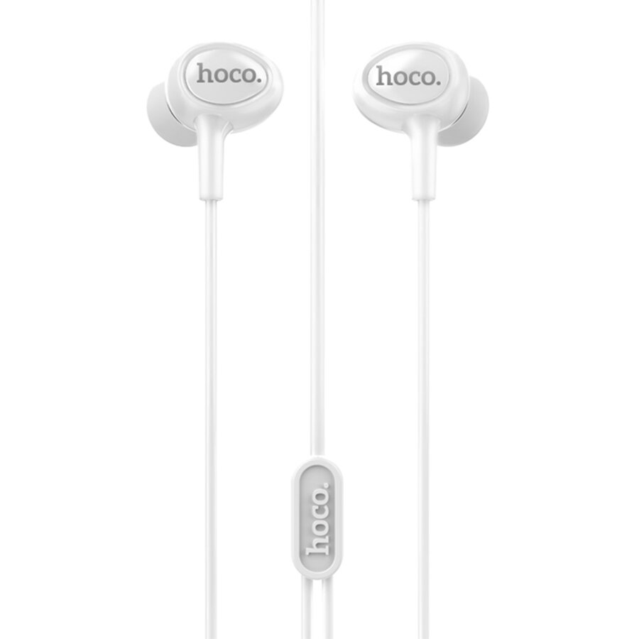 Проводные наушники HOCO M3 Universal, Jack 3.5mm, 1.2 м, белый