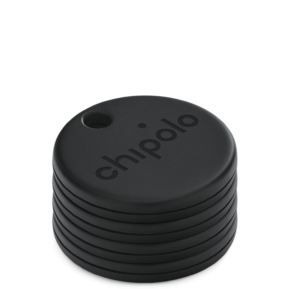 Комплект 4 умных брелков Chipolo ONE Spot для Apple «Локатор» (Черный)