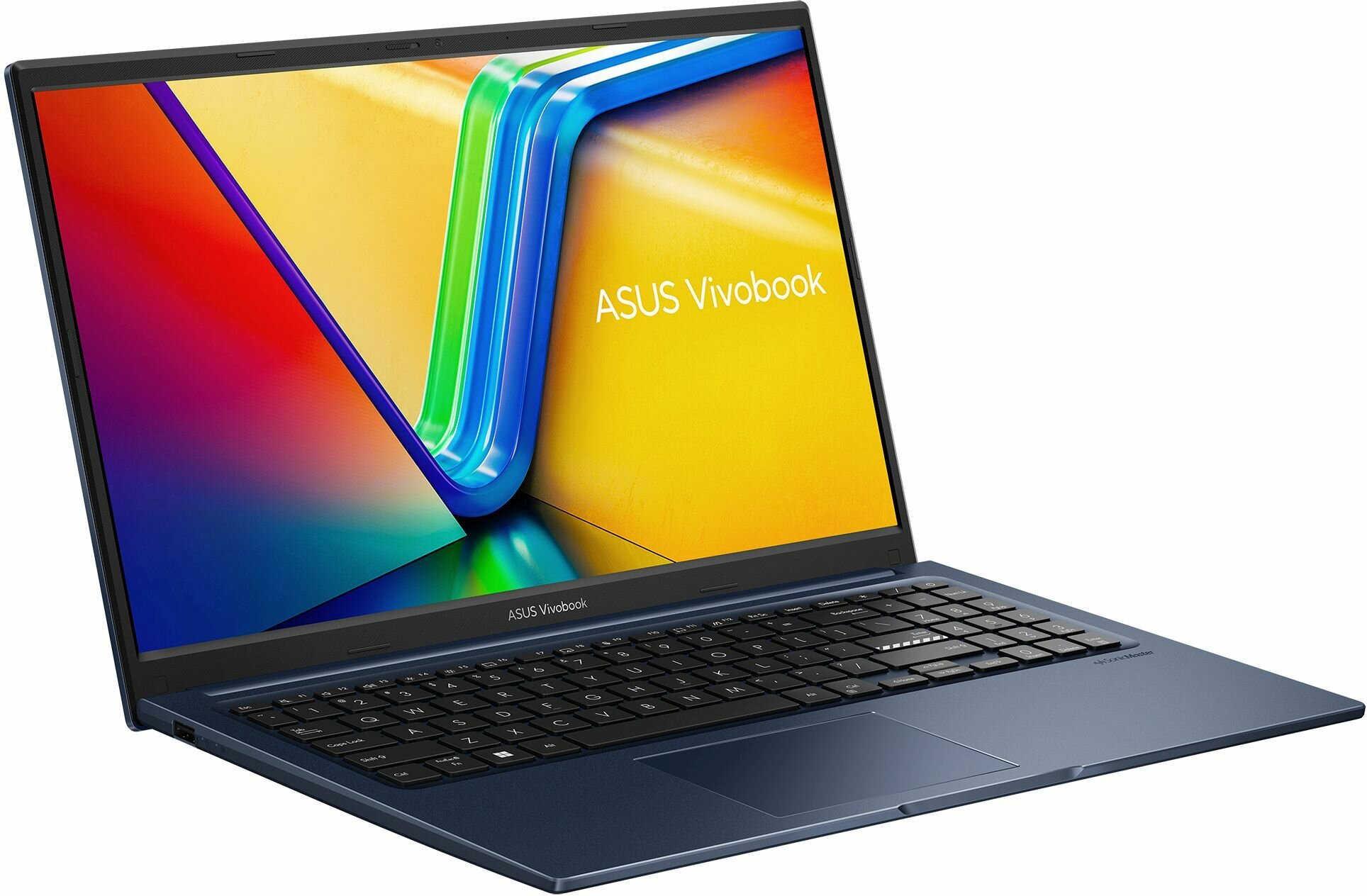 Ноутбук Asus VivoBook X1504ZA-BQ1342, 15.6", IPS, Intel Core i5 1235U, DDR4 16ГБ, SSD 512ГБ, Intel Iris Xe graphics, синий (90nb1021-m01z90)