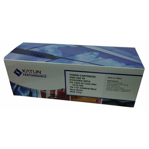 Тонер-картридж для Kyocera FS-1320D/1320DN/1370DN/P2135D TK-170 7.2K Katun узел фиксации fk 170 для принтера куасера kyocera fs 1120d fs 1320d fs 1320dn fs 1370dn