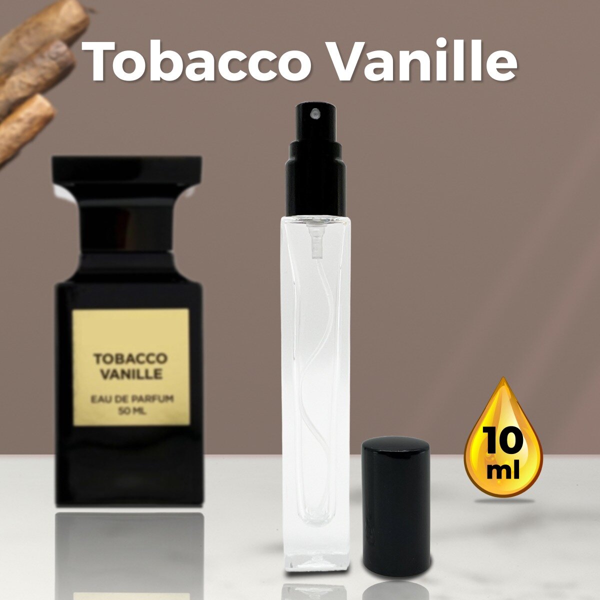 "Tobacco Vanille" - Духи унисекс 10 мл + подарок 1 мл другого аромата