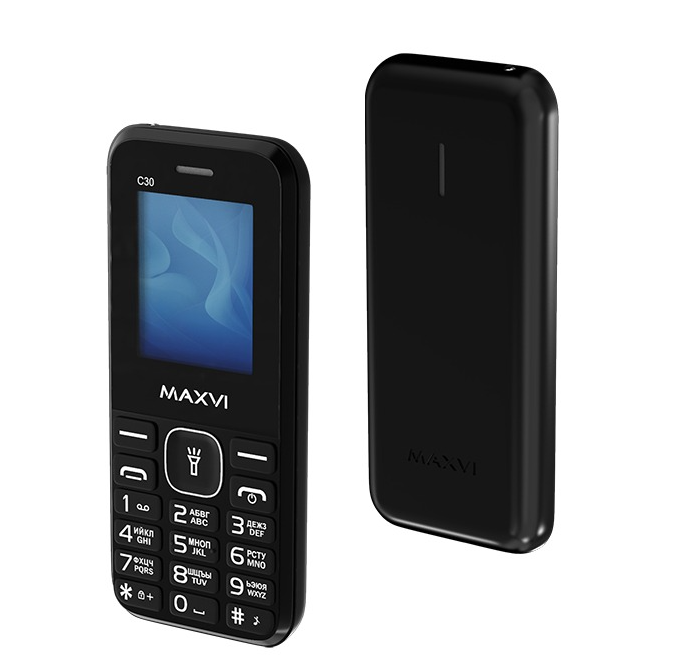 Сотовый телефон MAXVI C30 черный