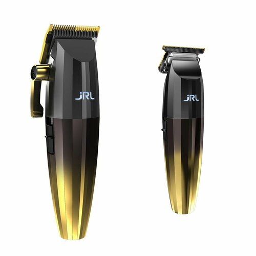 Машинка для стрижки и триммер для бороды JRL Professional 2 в 1 Золотистый