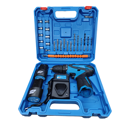 Аккумуляторный шуруповерт Viera Tools DF330DW 12 В 15 Ач 25 Нм в кейсе набор 4000₽