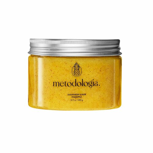 Скраб для тела Metodologia антицеллюлитный сахарный Ананас Body scrub pineapple 4610214366463 скраб для тела metodologia body scrub pineapple 480 г