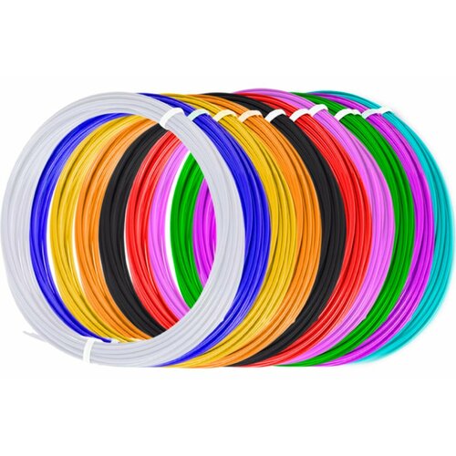FUNTASTIQUE Набор pla-пластика для 3д ручек 10 цветов PLA-PEN-10