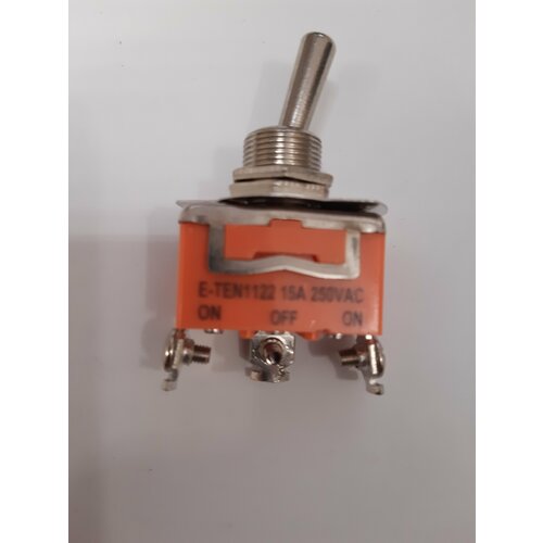 Тумблер E-TEN-1122 on-off-on 3pin 15A 250V 1pcs e ten 223 momentary dpdt on off on 3 position 6pin toggle switch ac 250v 15a e ten223 brown