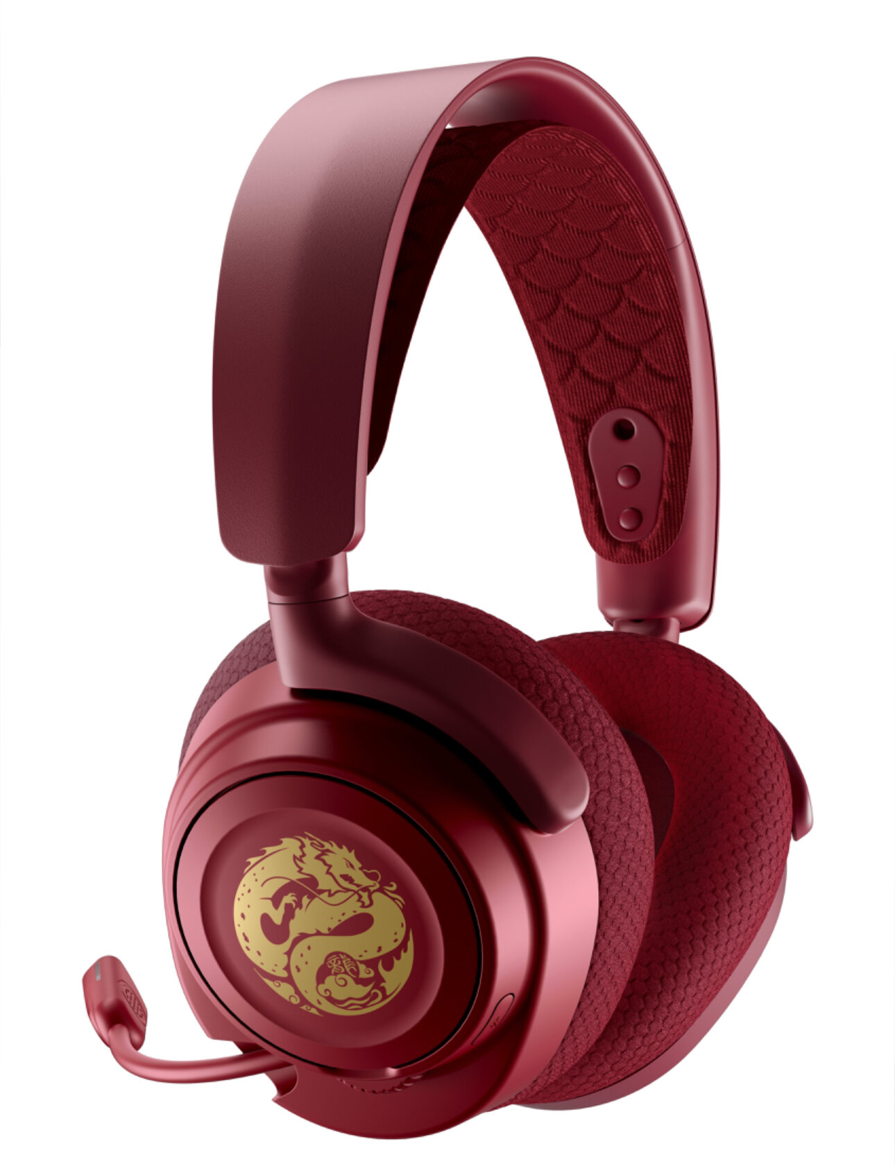Беспроводные наушники SteelSeries Arctis Nova 7 Dragon Edition, красный — фото 1