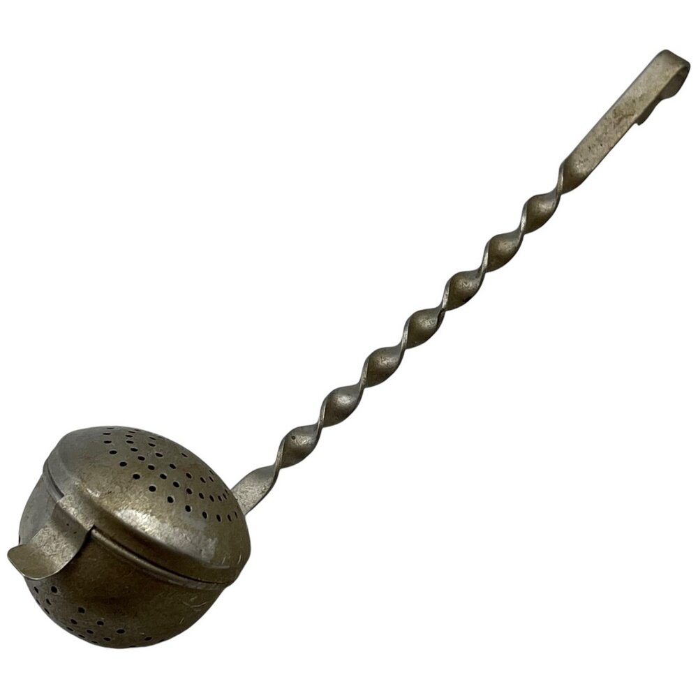 Ложка - ситечко для заваривания чая "Трубка", 1970-1980 гг, металл, СССР