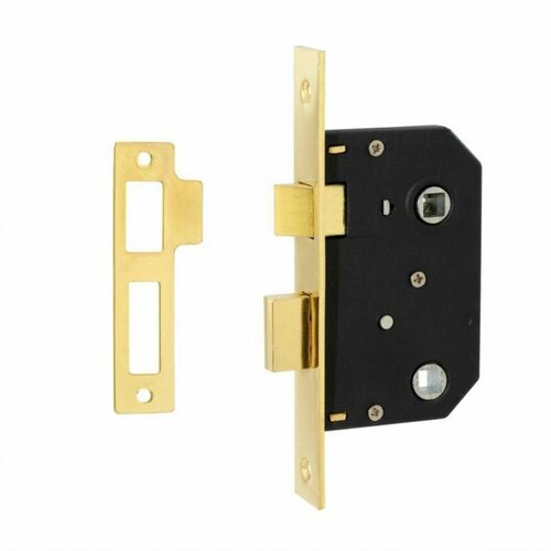 Замок межкомнатный под фиксатор под Kale 251 wc подходит к ручкам 62323 межосевое расстояние 62 мм Vettore 251 WC GP золото 820₽