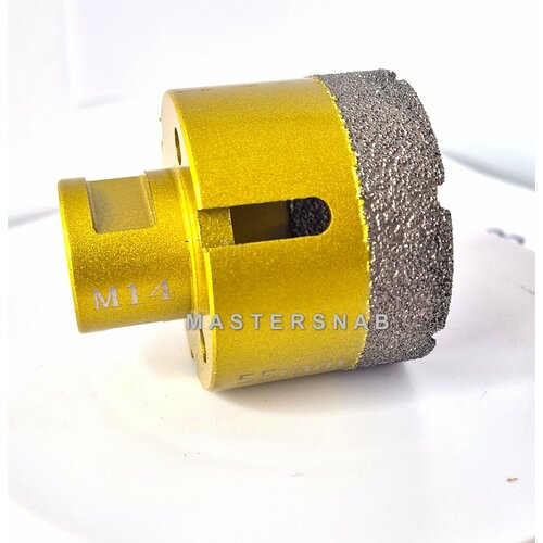 Коронка алмазная 55 мм по плитке керамограниту М14 на болгарку мокрый сухой рез 2850₽