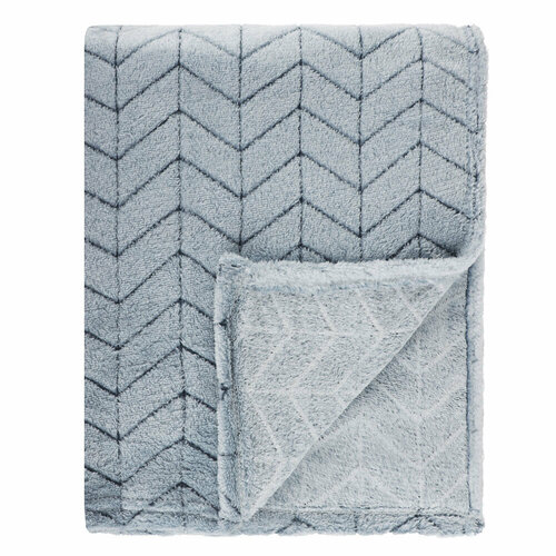 Provance плед микрофибра 130х150см 180грм синий 656₽