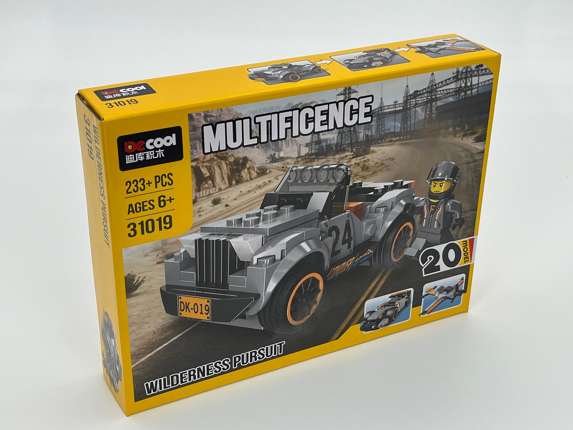 Конструктор Be Cool "Wilderness Pursuit", 233 элемента, от 6 лет, пластик