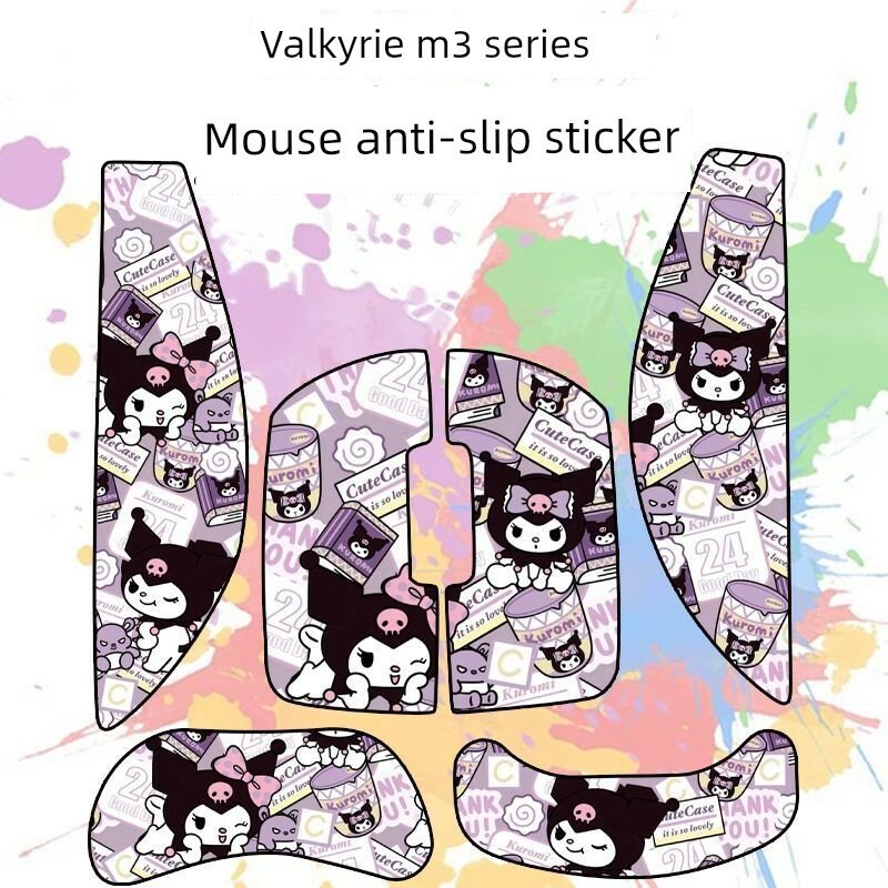 Valkyrie M3/M3Pro мышь анти-скольжение наклейка - Дизайн 'Куруми', ромбовидный узор, ультратонкий, влагостойкий,