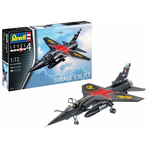 Сборная модель Revell Легкий многоцелевой истребитель Дассо Мираж F. 1C (4971) revell dassault aviation rafale c 03901 1 48