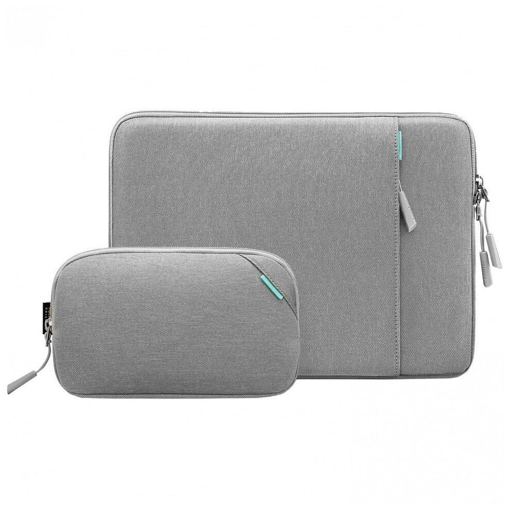 Tomtoc для ноутбуков 13.5-14.2 набор Versatile Laptop Sleeve Kit 2-in-1 A13 Gray