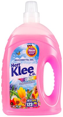 Гель для стирки Herr Klee Color для цветного белья, 4.3 л, 4.54 кг, бутылка