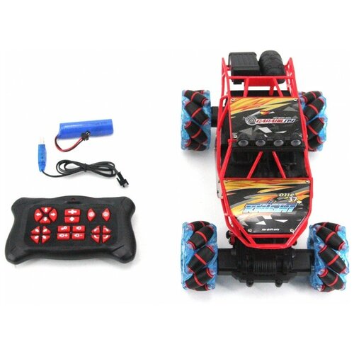 Радиоуправляемый краулер Zegan на роликовых колесах, свет, звук 2.4G ZEGAN ZG-C1431-RED (ZG-C1431-RED)