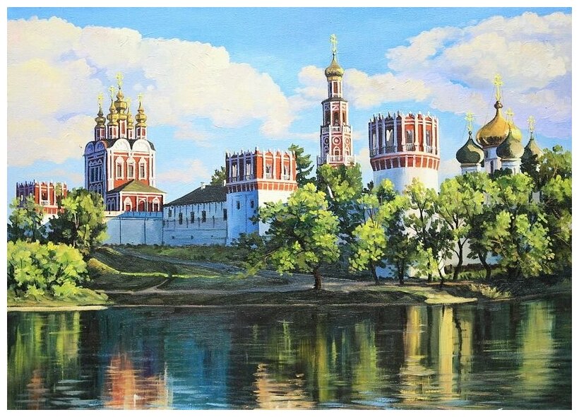 Постер на холсте Москва (Moscow) №80 42см. x 30см.