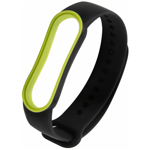 Aксессуар Ремешок Red Line для Xiaomi Mi Band 5 Black-Yellow Edging УТ000023035