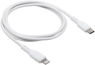 Кабель Carmega для быстрой зарядки iPhone, Apple Lightning и USB Type-C, 1 метр