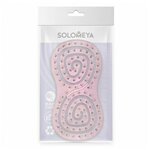 Solomeya, Подвижная био-расческа для волос мини Светло-розовая - изображение
