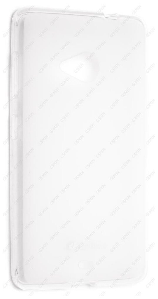 Чехол силиконовый для Microsoft Lumia 535 Dual sim Melkco Poly Jacket TPU (Прозрачный)