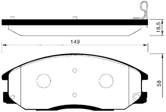 Лучшие Тормозные колодки Hyundai Trajet