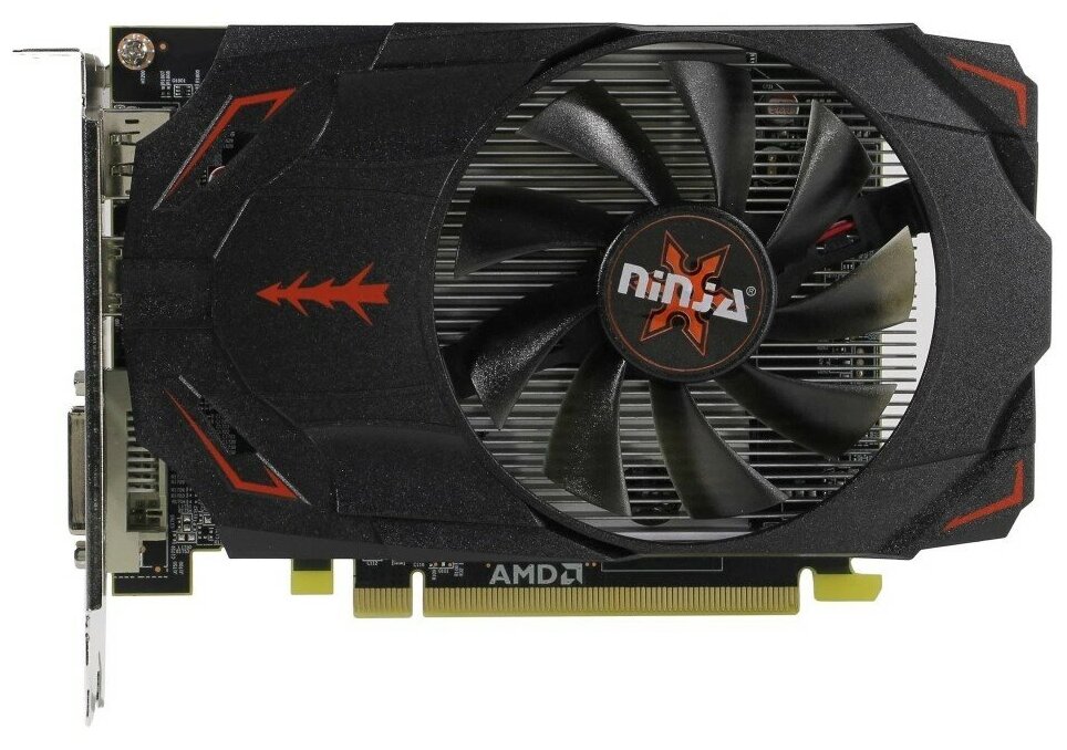 Видеокарта 4096Mb Sinotex Ninja AMD RX 550 (512SP) GDDR5 128bit DVI HDMI DP