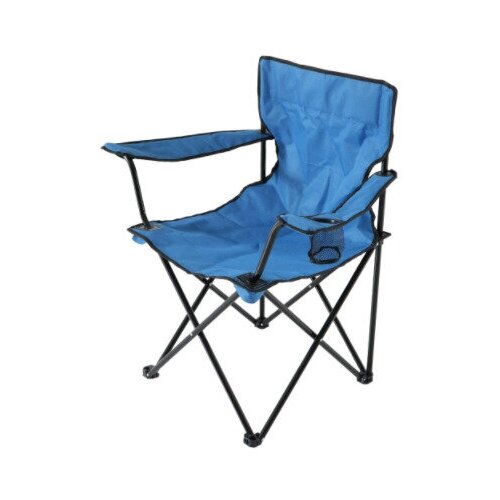 фото Кресло садовое складное, стул складной туристический cиний нет бренда