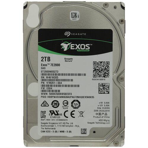 Жесткий диск Seagate 2 ТБ ST2000NX0273