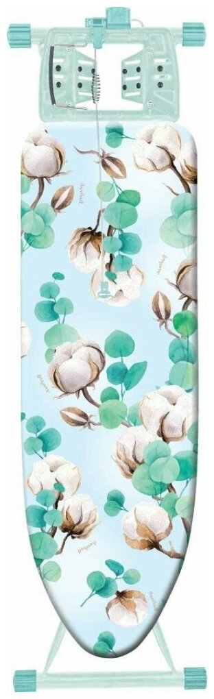 Гладильная доска Haushalt P2 HP2/CF, 120 x 40 см, cotton flowers - фотография № 2