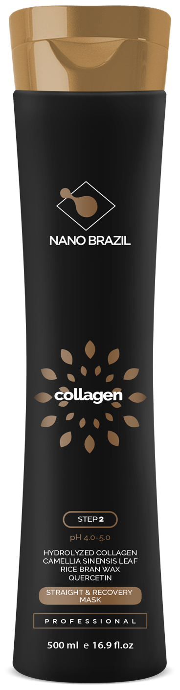 Коллагеновый выпрямляющий состав COLLAGEN для выпрямления и коллагенирования волос шаг 2, 500 мл