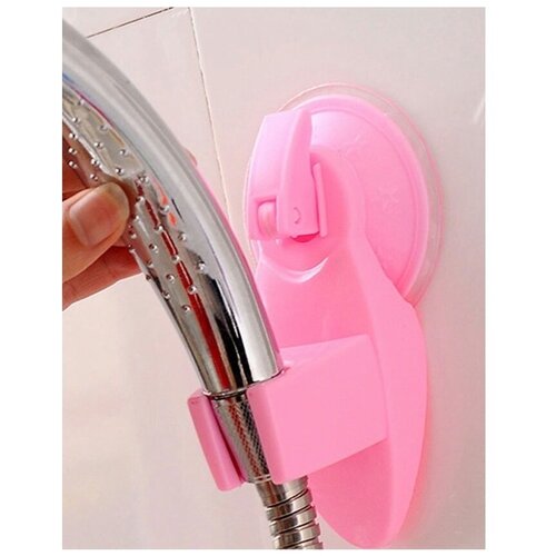 Пластиковый держатель для душа на присоске, оранжевый