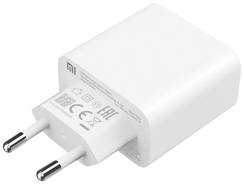 Беспроводная зарядная станция Xiaomi Mi 33W Wall Charger мощность Qi: 30 Вт 20 Вт 33 Вт