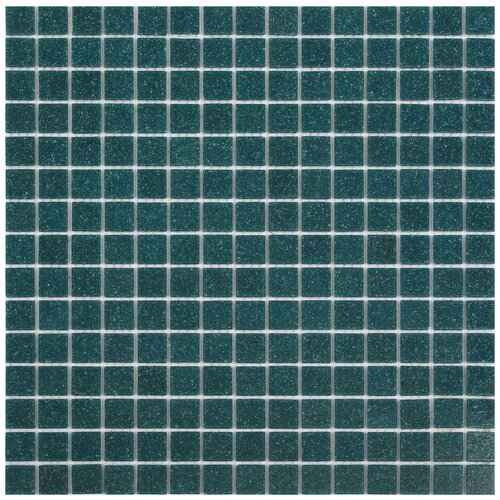 Плитка мозаика GLOBALGRES стекломасса бирюза 32,7X32,7 см. чип - 20х20 мм. /плитка настенная/плитка для стены
