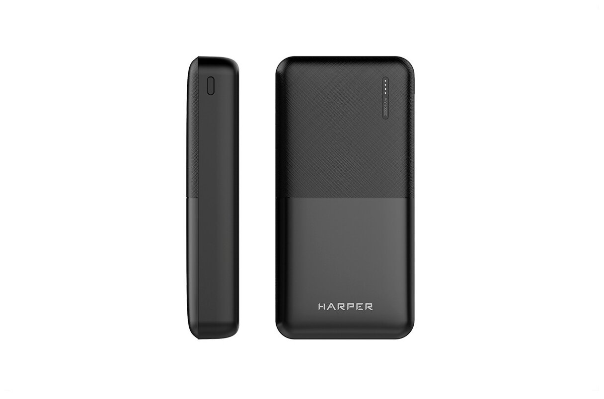 Аккумулятор внешний Harper 20000mAh, тип батареи Li-Pol, выход 2 USB: 5V/1A и 5V/2,1A, LED индикатор, защита от перегрузки, защита от к - фото №18