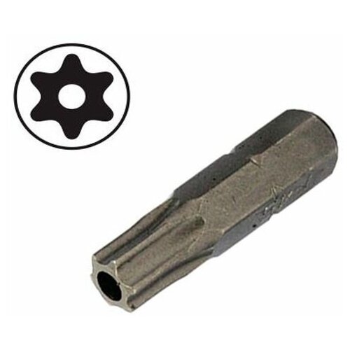 Бита TORX (торкс) Т60 звездочка с отверстием 10мм L=30мм AIST 1323060TT бита torx торкс т55 звездочка с отверстием 10мм l 30мм aist 1323055tt