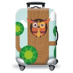 Чехол на чемодан M SUPRA подходит для чемоданов размера M / Защитный чехол для багажа / Товары для путешествий / В поездку - изображение
