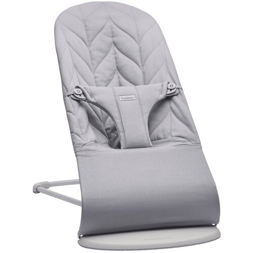 Шезлонг BabyBjorn Bliss Cotton petal quilt, light grey