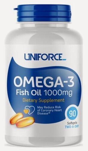 Изображение товара Omega-3 Uniforce 1000 mg 90 Softgels