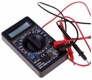 Портативный <b>мультиметр</b> цифровой M832(DT832) с функцией прозвонки цепи, ваттметр, токовые клещи <span>тип: <b>мультиметр</b>, вид прибора: цифровой</span>