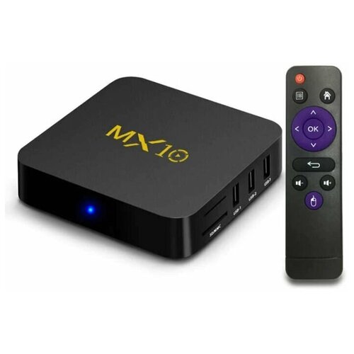 Смарт ТВ приставка OneTech MX10 TV BOX 4/32 Гб Андроид 9.0