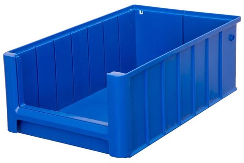 Ящик (лоток) SK полочный полипропиленовый 400×234×140 мм синий