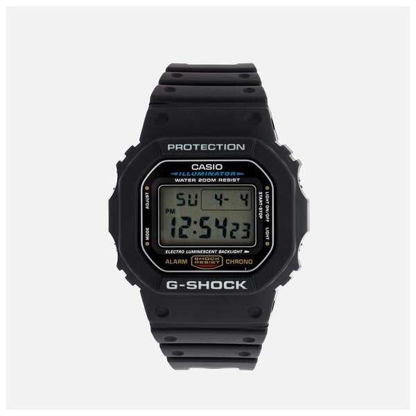 Наручные часы CASIO DW-5600, черный, серый