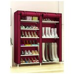 Складной каркасный тканевый шкаф / Тканевый шкаф для хранения обуви, одежды - изображение