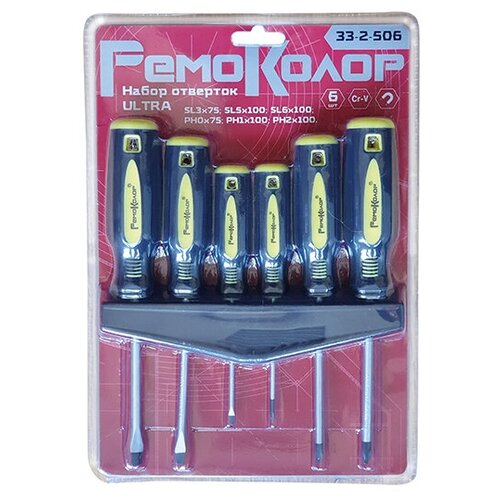 Набор отверток Point, 6 предметов